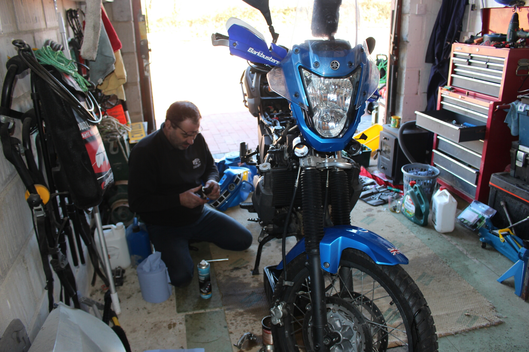 Servicing the Bike